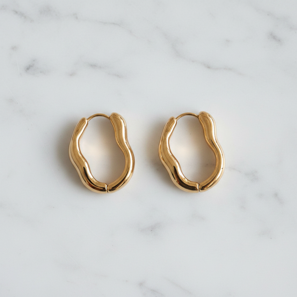 White marble flat lay
