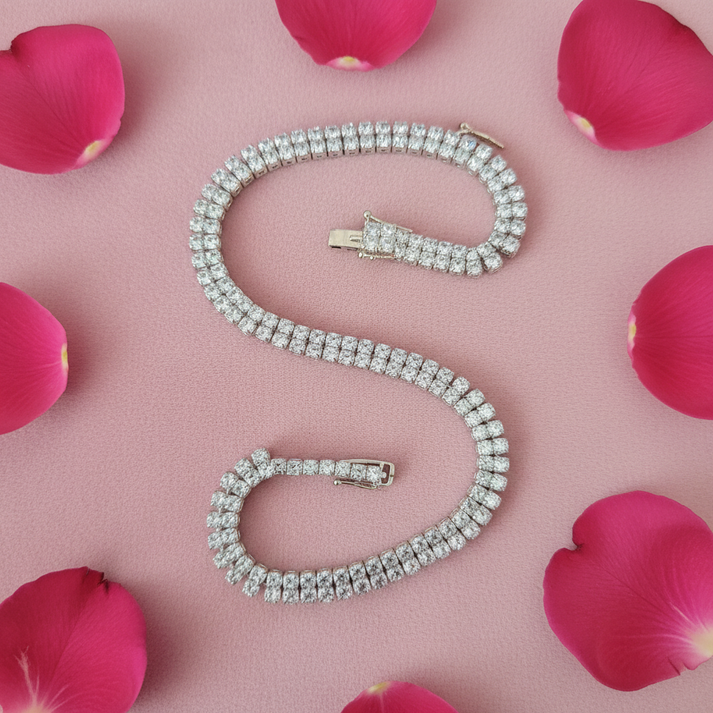 Pink Velvet Flat Lay